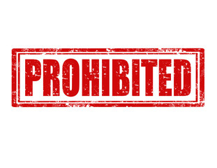 Prohibited-stamp