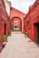 Monastery of Santa Catalina in  Arequipa, Peru