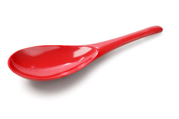Red Plastic Scoop