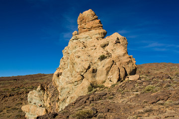 Pinnacle of volcanic breccia