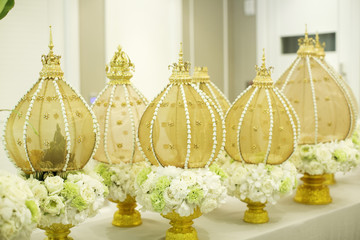 Engagement bowl for Thai engagement ceremony