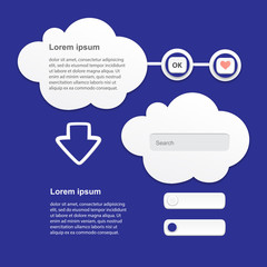 User interface infographic