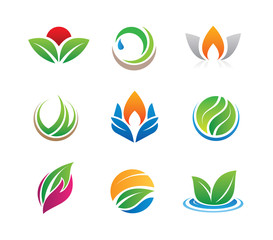 Nature icons and logos