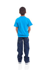 rear view of african american boy - 53324987