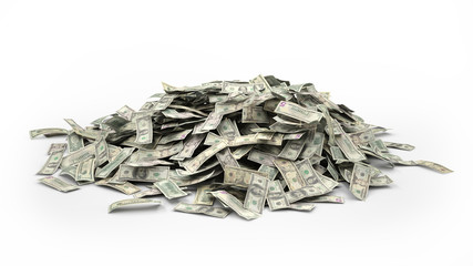 pile of money - Powered by Adobe