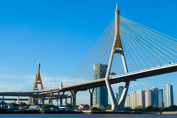 Bhumibol Bridge.