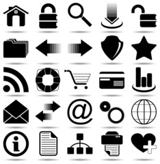 Black Web Icons