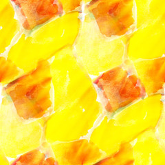 yellow sunlight art picture watercolor seamless cubism backgroun