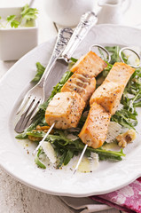 Lachs-Schaschlyk