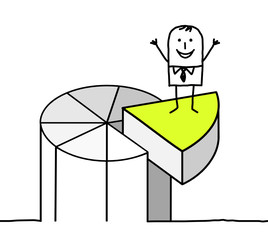 businessman & market place 