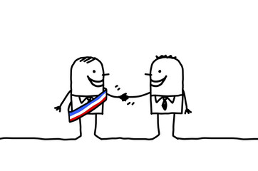 mayor handshake © NLshop