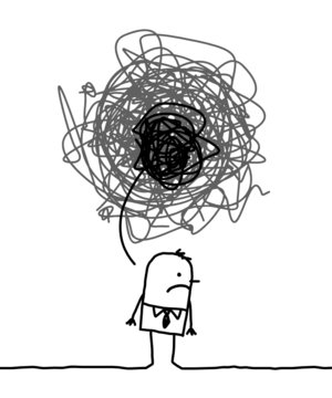depressed man