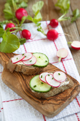 Fresh Vegetable Sandwich