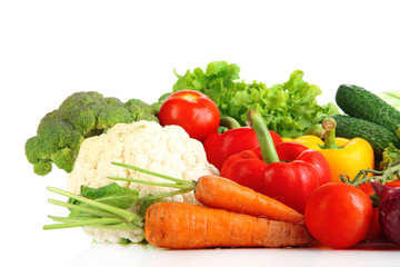 Fresh vegetables close up