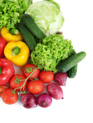 Fresh vegetables close up