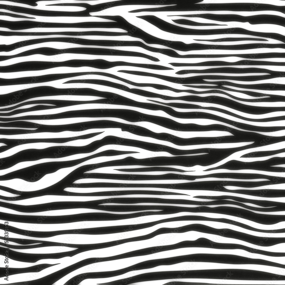 Wall mural zebra seamless pattern