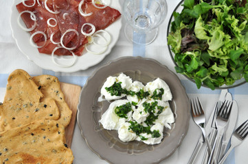 Italienischer Mittagstisch - Table Setting