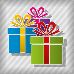 vector gift boxes