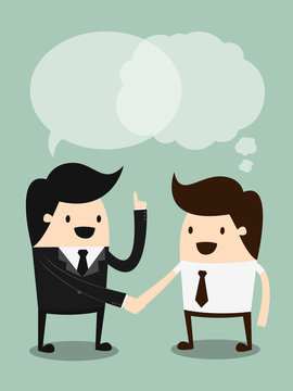 business shaking hand