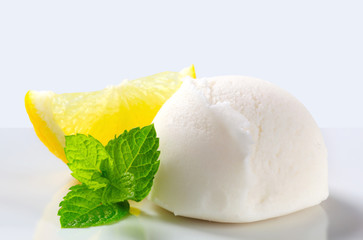 Lemon sorbet