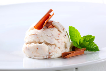 Stracciatella ice cream