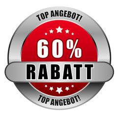 5 Star Button rot 60% RABATT TA TA