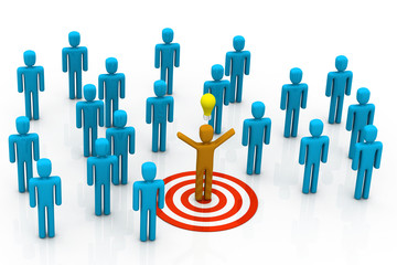 Different Team leader target.