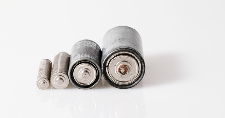 Old batteries
