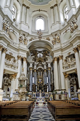 Fototapeta na wymiar Wnętrze Katedra Dominikanów