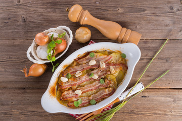 Bacon potato casserole