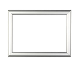Fototapeta premium Modern silver Frame