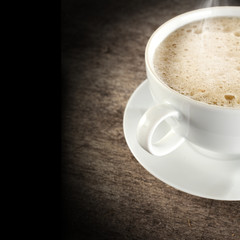cup of coffee with milk