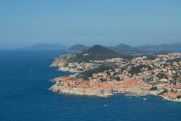 beautiful view of old town in Dubrovnik