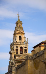 Fototapeta na wymiar Glockenturm - Mezquita - Cordoba - Spanien