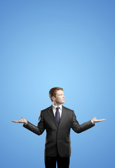 businessman choosing