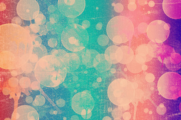 Abstract color circle background