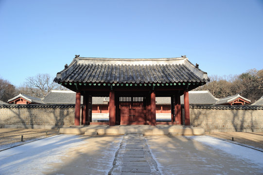 Jongmyo, Royal Ancestral Shrine of Chosun, Korea