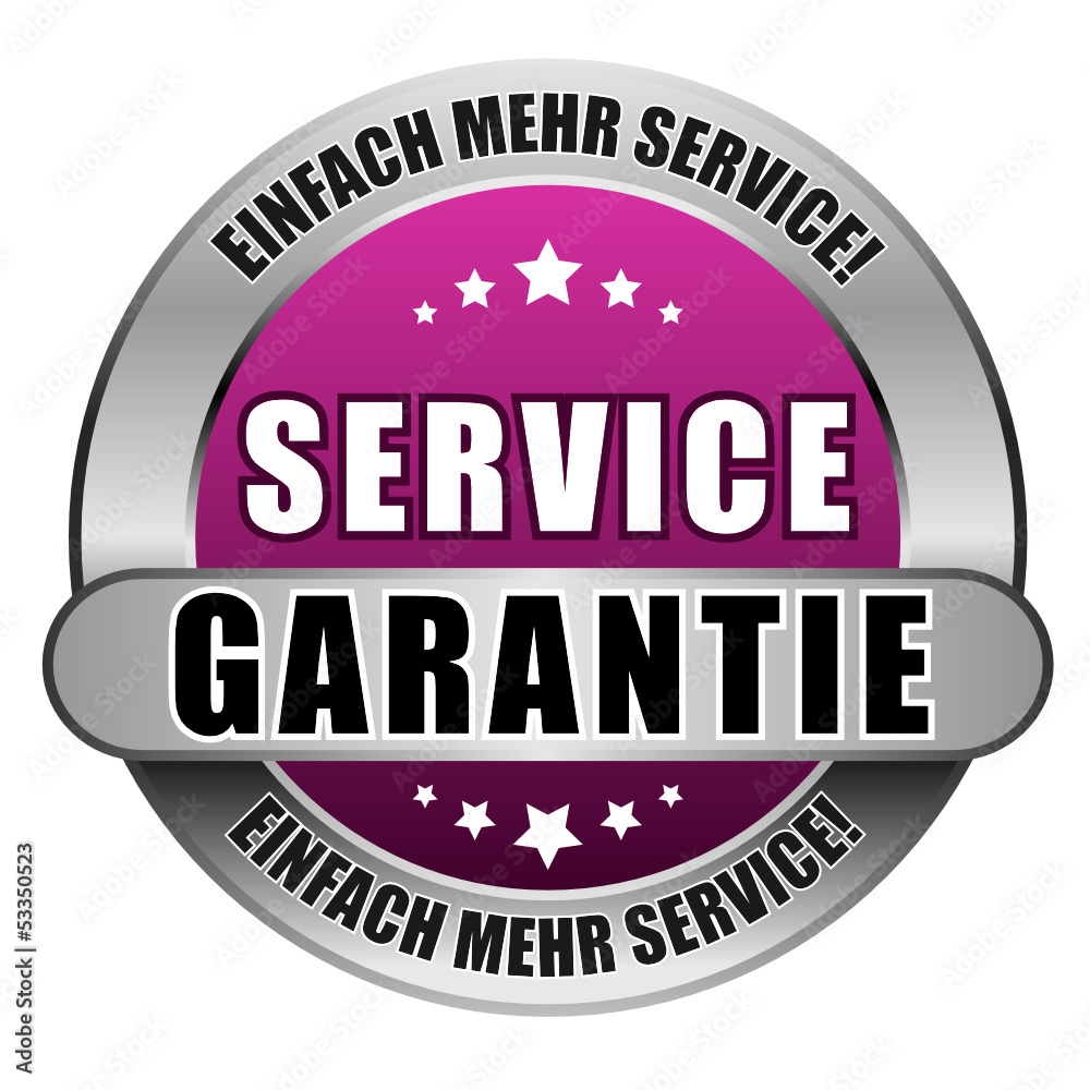 Wall mural 5 star button pink service garantie ems ems