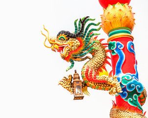 dragon in a Chinese temple