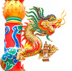 dragon in a Chinese temple