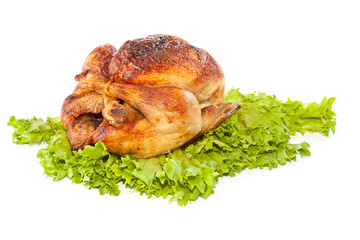 Whole roasted chicken