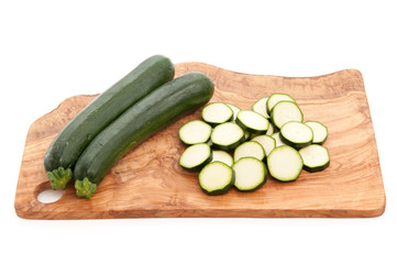 Geschnittene Zucchini