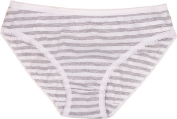 elegant panties isolated on white background