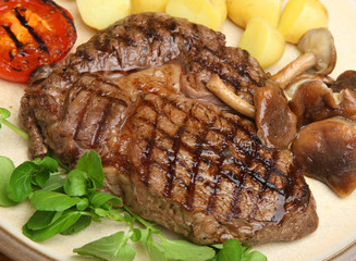 Rib-eye Steak Dinner