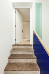 interior,.stone stairs of a modern building