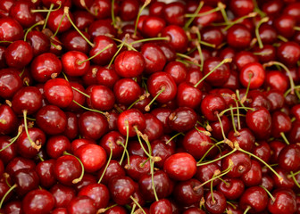 Fresh cherry background