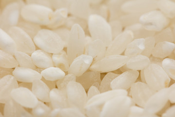 Fototapeta na wymiar background of white rice. macro