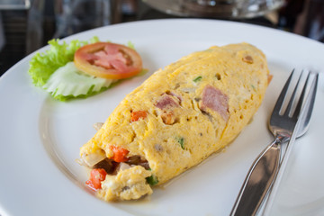 Ham egg rolls