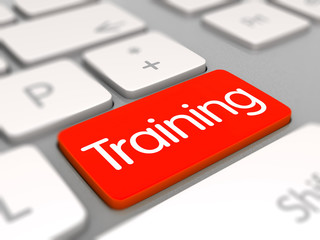 Fototapeta premium training keyboard