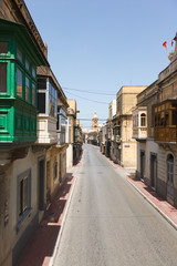 Maltese architecture in Valletta, Malta